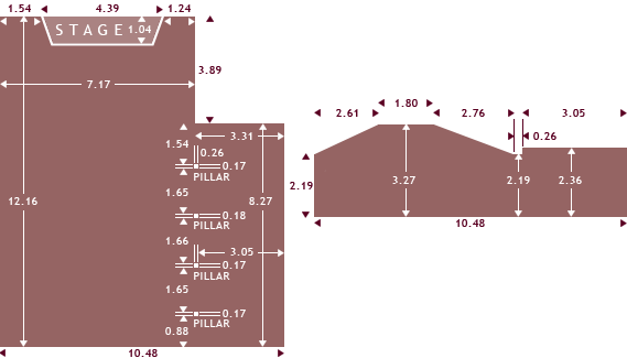 Main Hall Dimensions