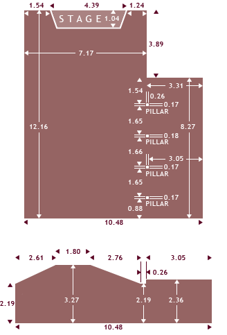 Main Hall Dimensions